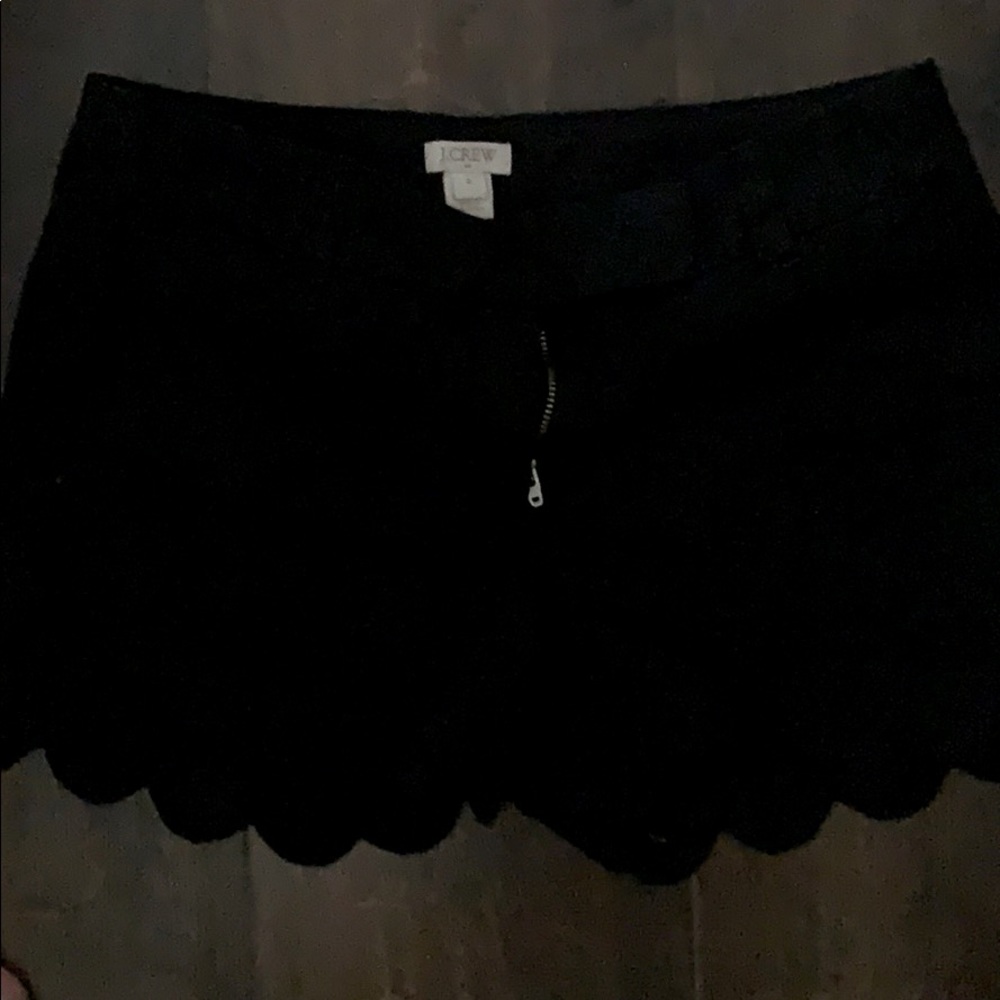 J crew scalloped shorts